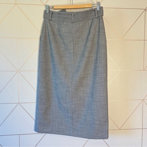 Aritzia Wilfred Jallade Tie Waist Skirt Mini Houndstooth - Picture 3 of 8